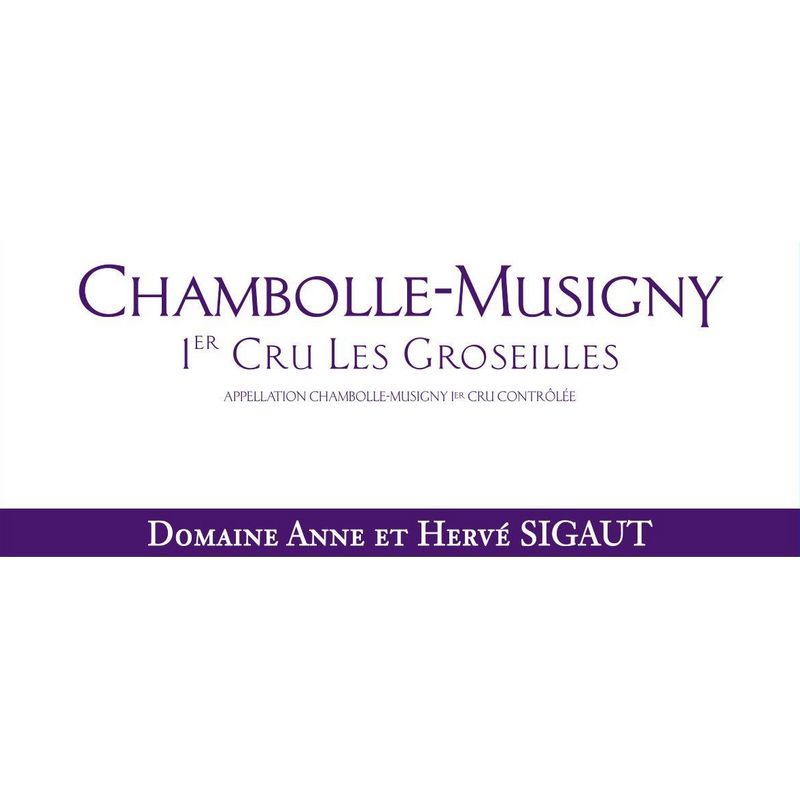 2020 Domaine Anne et Herve Sigaut, Chambolle-Musigny Premier Cru, Les Groseilles 6x75cl