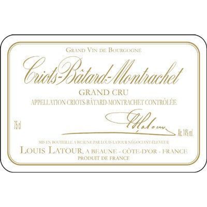 2023 Louis Latour, Criots-Batard-Montrachet Grand Cru 6x75cl