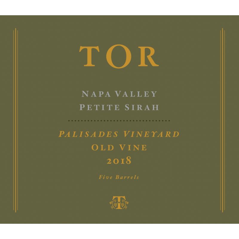 2016 TOR Kenward Family, Palisades Vineyard Old Vine Petite Syrah, Napa Valley 6x75cl