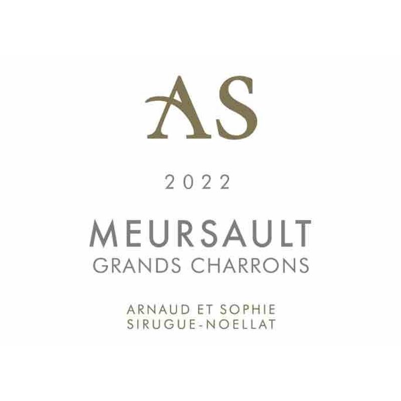 2022 Arnaud et Sophie Sirugue-Noellat, Meursault, Les Grands Charrons 6x75cl