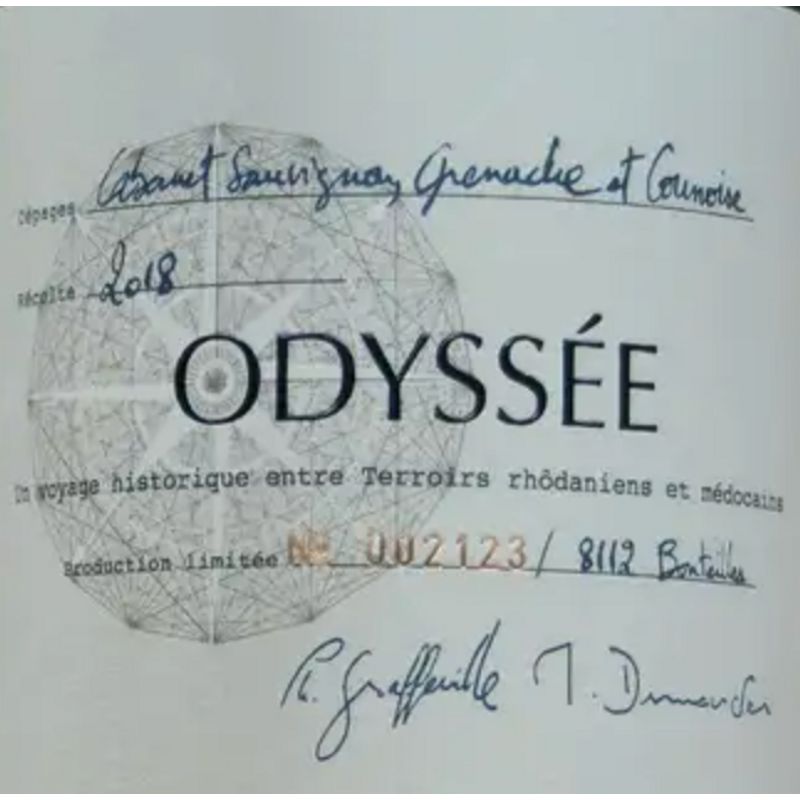 2018 Pierre Graffeuille, Odyssee, VdF 6x75cl