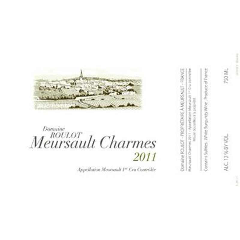 2011 Domaine Roulot, Meursault Premier Cru, Charmes 6x75cl