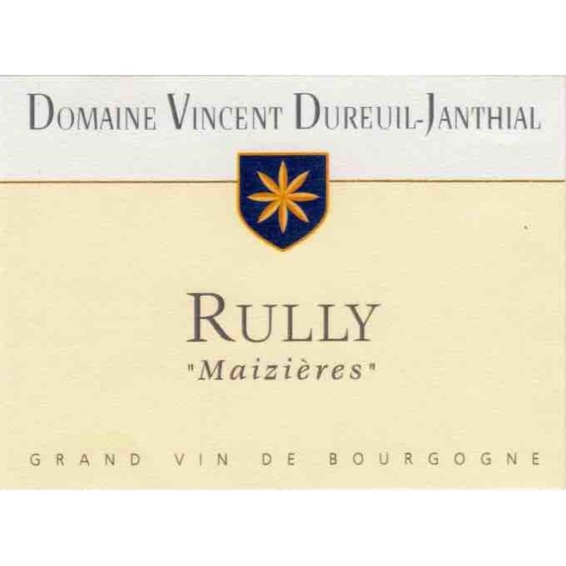 2022 Vincent Dureuil Janthial, Rully, Maizieres Blanc 12x75cl