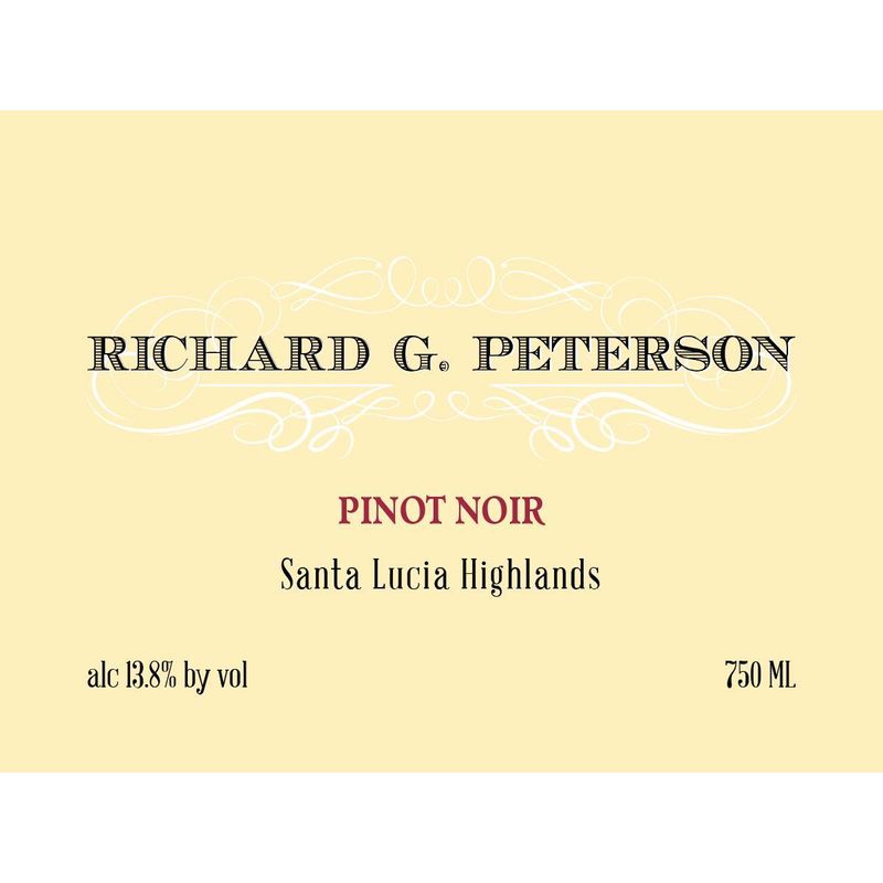 2019 Amuse Bouche, Richard G Peterson Pinot Noir, Santa Lucia Highlands 6x75cl