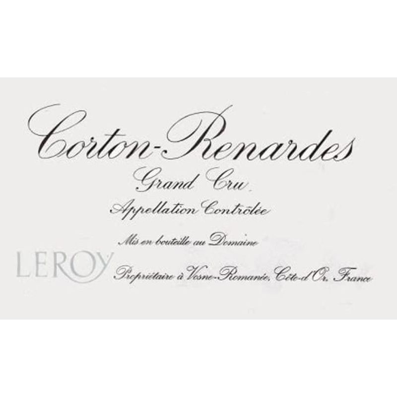 2001 Domaine Leroy, Corton Grand Cru, Les Renardes 3x75cl