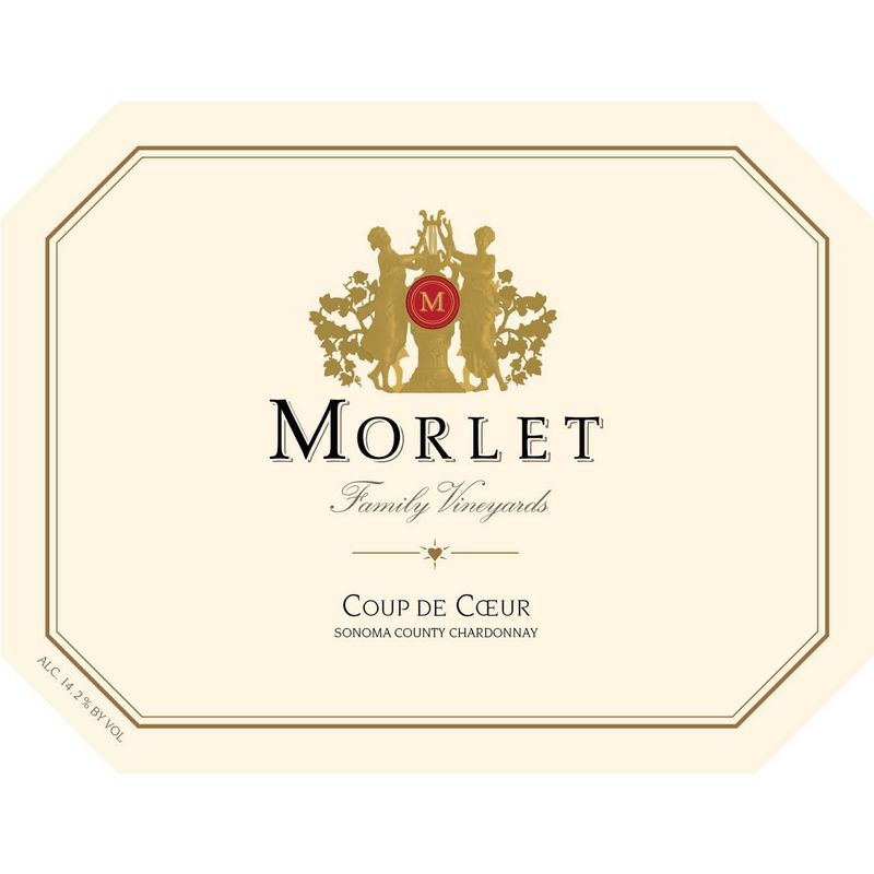 2020 Morlet, Chardonnay Coup Coeur, Sonoma Coast 6x75cl