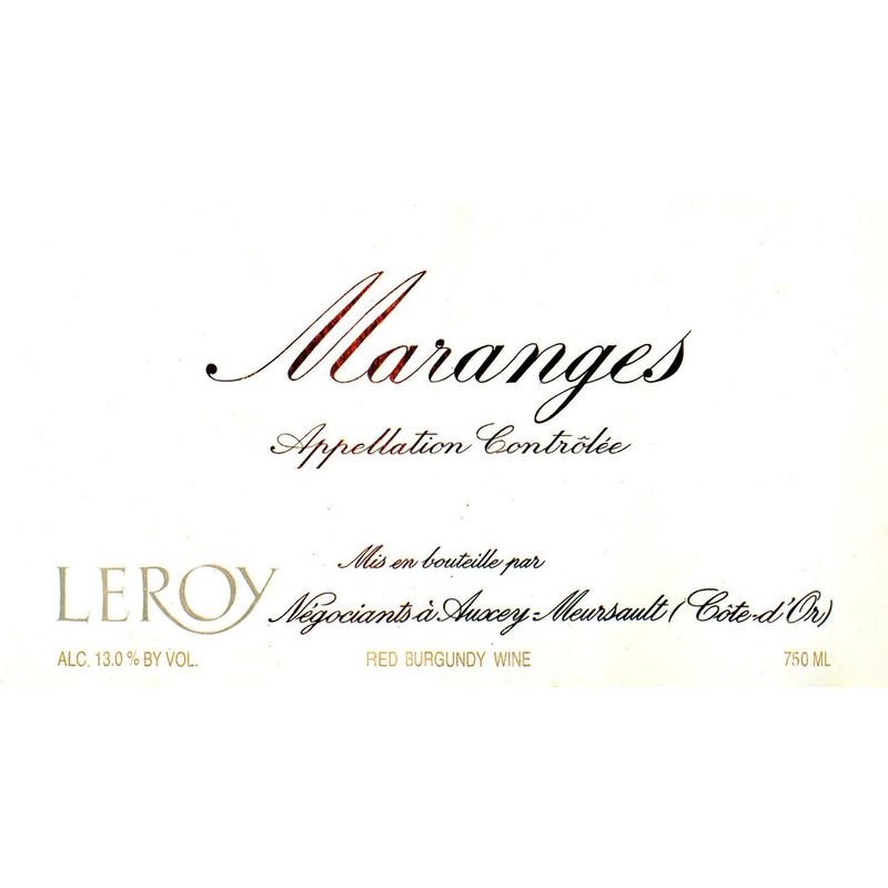 2003 Maison Leroy, Maranges 12x75cl