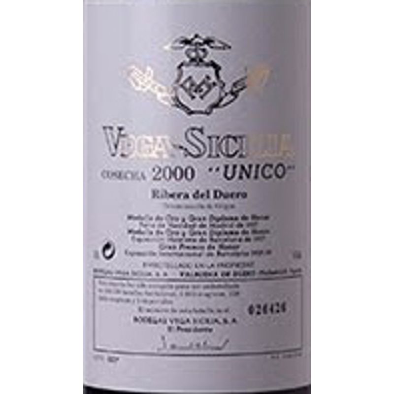 2000 Vega Sicilia, Unico, Ribera del Duero 3x75cl