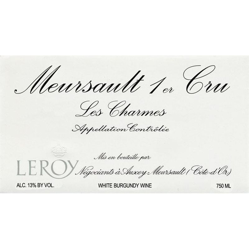 1978 Maison Leroy, Meursault Premier Cru, Charmes 3x75cl