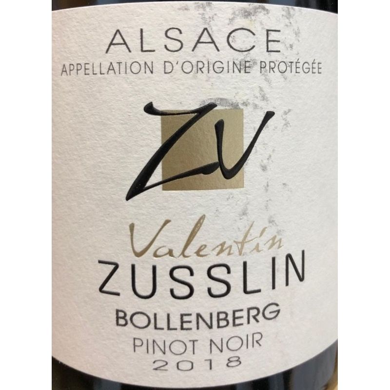 2018 Valentin Zusslin, Bollenberg Pinot Noir, Alsace 6x75cl