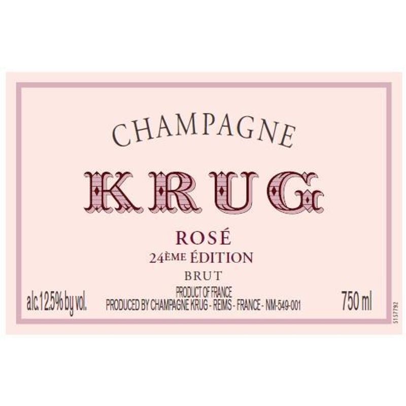 NV Krug, Rose 24eme Edition 1x75cl