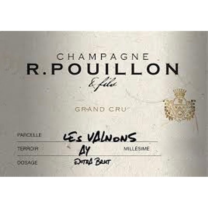 2016 R. Pouillon & Fils, Les Valnons Extra Brut Grand Cru, Ay 6x75cl