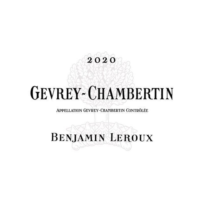 2020 Benjamin Leroux, Gevrey-Chambertin 6x75cl