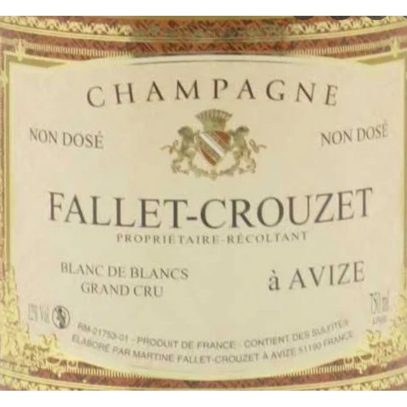 NV Fallet Gourron, Blanc de Blancs Non Dose Grand Cru 6x75cl