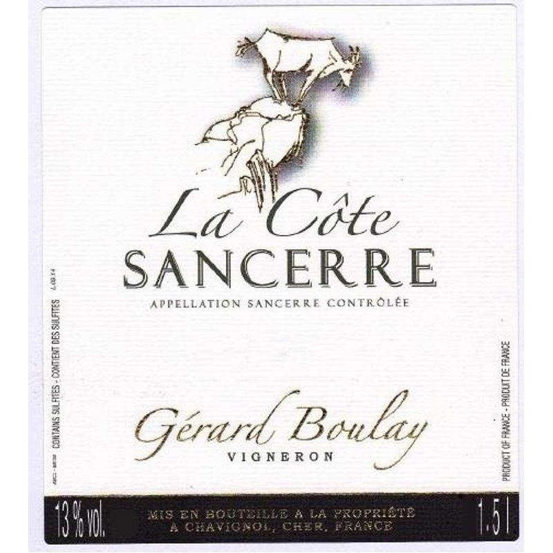 2022 Gerard Boulay, Sancerre, Cote 12x75cl