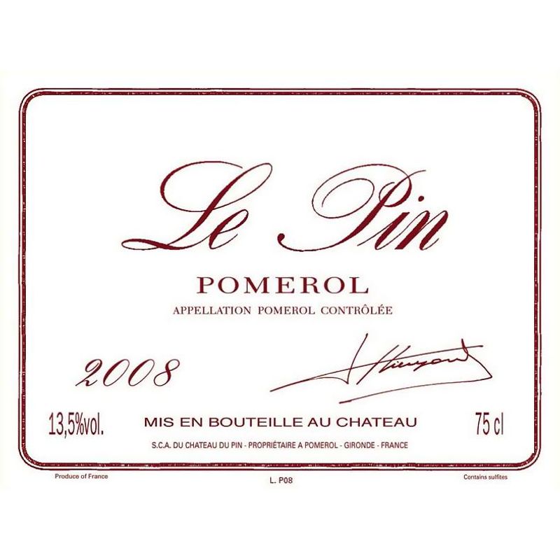 2008 Le Pin, Pomerol 1x300cl