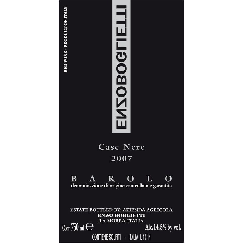 2009 Enzo Boglietti, Barolo, Case Nere 6x75cl