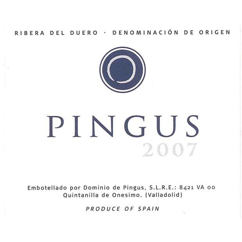 2007 Dominio de Pingus, Ribera del Duero, Pingus 6x75cl