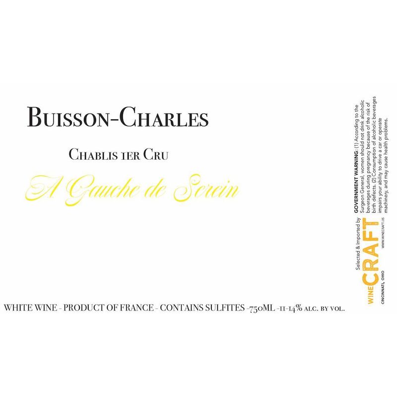 2022 Buisson-Charles, Chablis Premier Cru, A Gauche du Serein 12x75cl