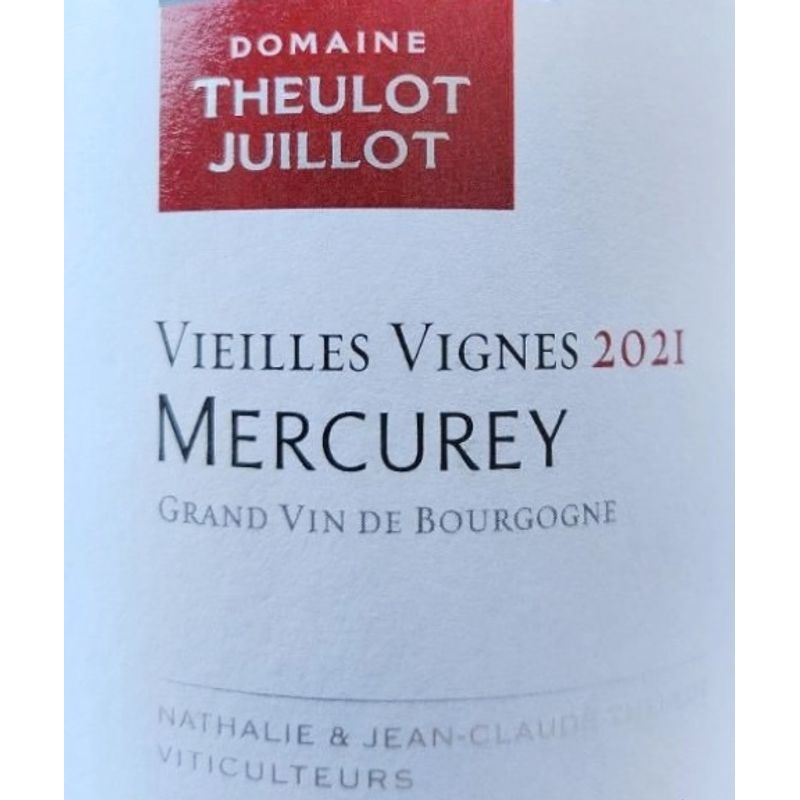 2021 Theulot Juillot, Mercurey, Vieilles Vignes 6x75cl