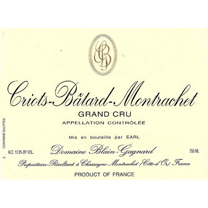 2018 Jean-Marc Blain-Gagnard, Criots-Batard-Montrachet Grand Cru 3x75cl
