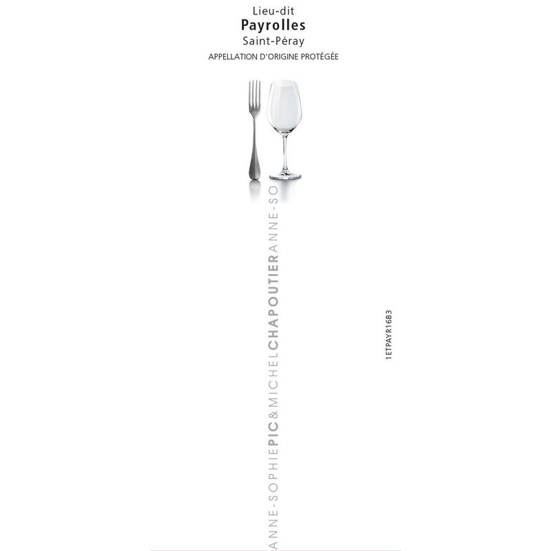 2018 Anne Sophie Pic & Michel Chapoutier, Saint-Peray, Payrolles 6x75cl