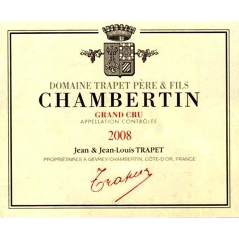 2008 Domaine Trapet Pere et Fils, Chambertin Grand Cru 6x75cl