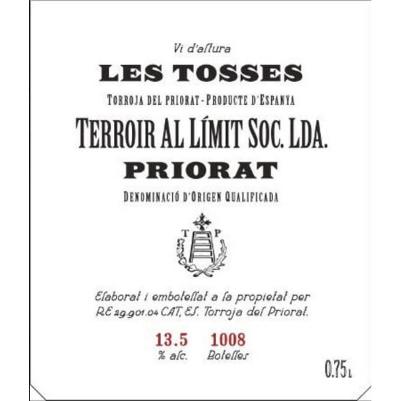 2019 Terroir Al Limit, Priorat, Les Tosses 6x75cl