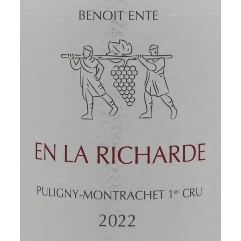 2022 Benoit Ente, Puligny-Montrachet Premier Cru, Les Folatieres En la Richarde Blanc 6x75cl