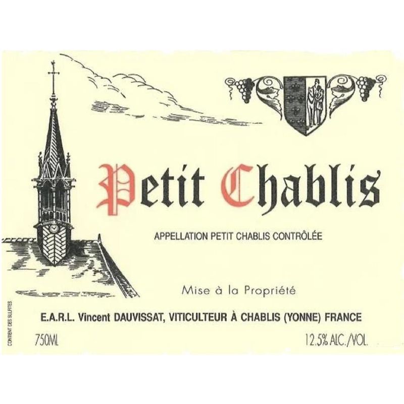 2023 Vincent Dauvissat, Petit Chablis 6x75cl