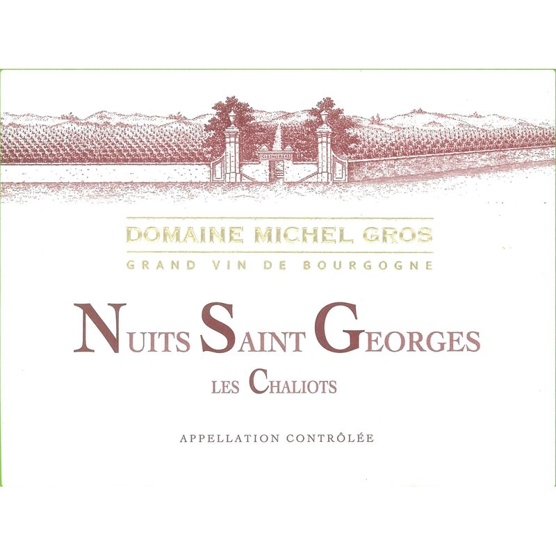 2022 Domaine Michel Gros, Nuits-Saint-Georges, Les Chaliots 6x75cl