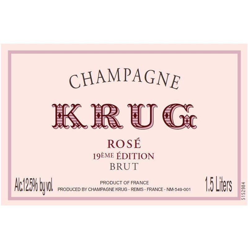 NV Krug, Rose 19eme Edition 1x150cl