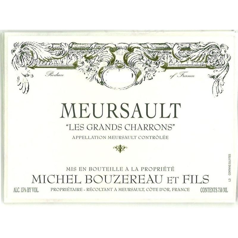 2023 Michel Bouzereau, Meursault, Les Grands Charrons 6x75cl
