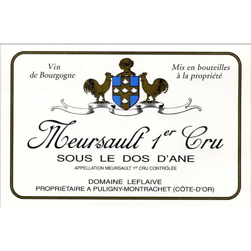 2012 Domaine Leflaive, Meursault Premier Cru, Sous le dos d'Ane 6x75cl