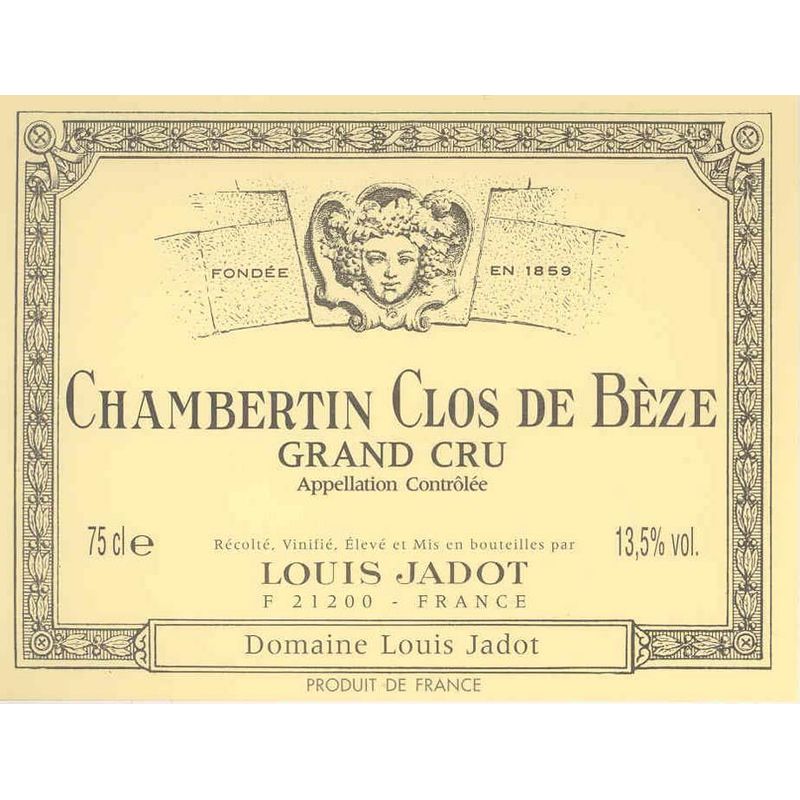 2012 Domaine Louis Jadot, Chambertin-Clos de Beze Grand Cru 6x75cl