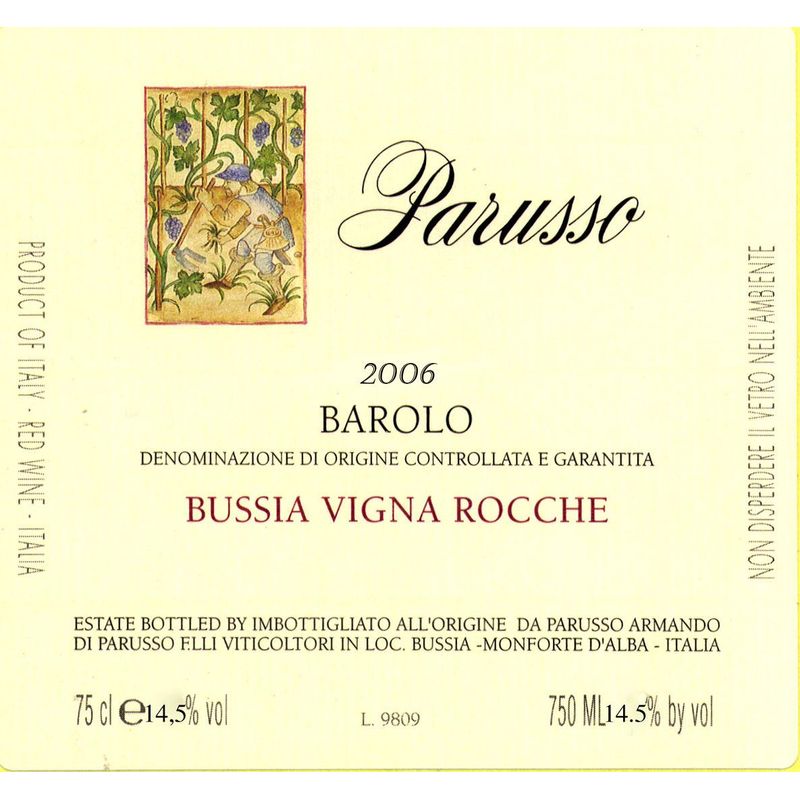2004 Parusso, Barolo, Bussia Rocche 6x75cl