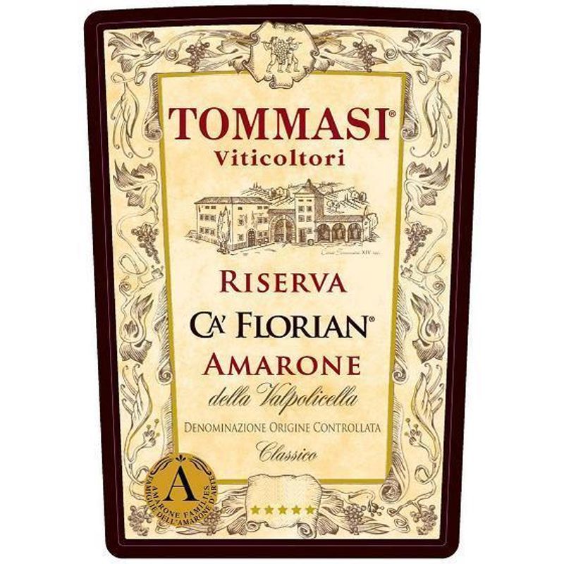 2015 Tommasi, Amarone della Valpolicella, Classico Ca' Florian Riserva 6x75cl