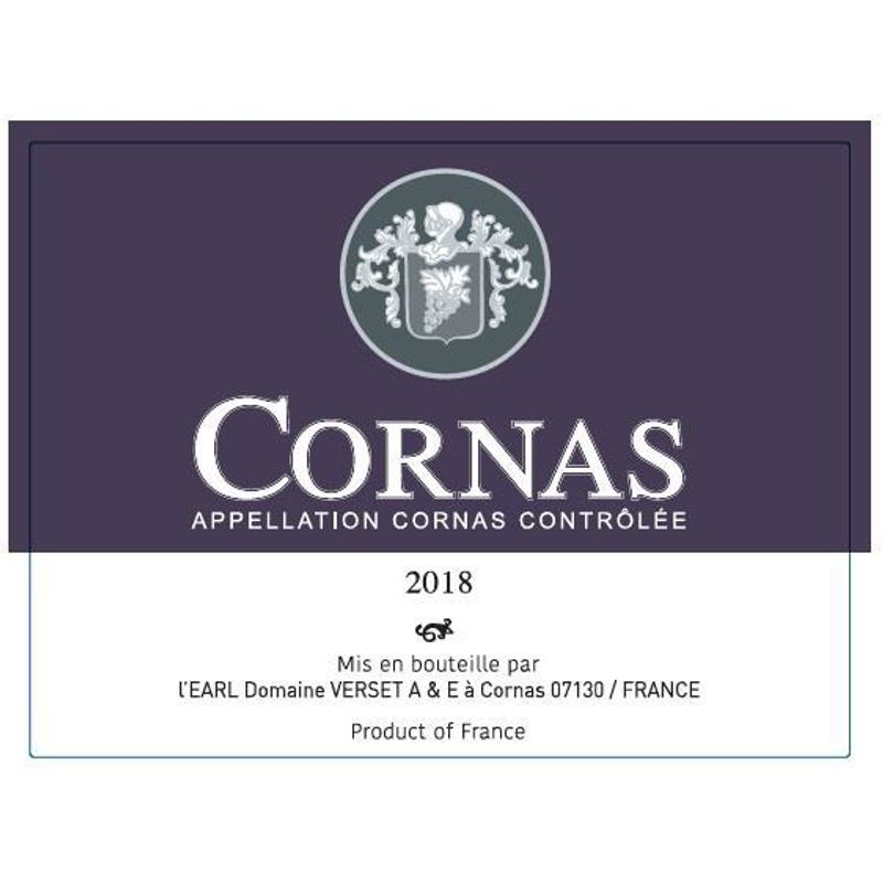 2018 Domaine Verset A&E, Cornas 6x75cl
