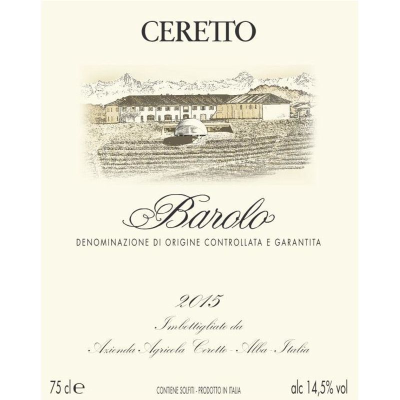 2015 Ceretto, Barolo 3x150cl