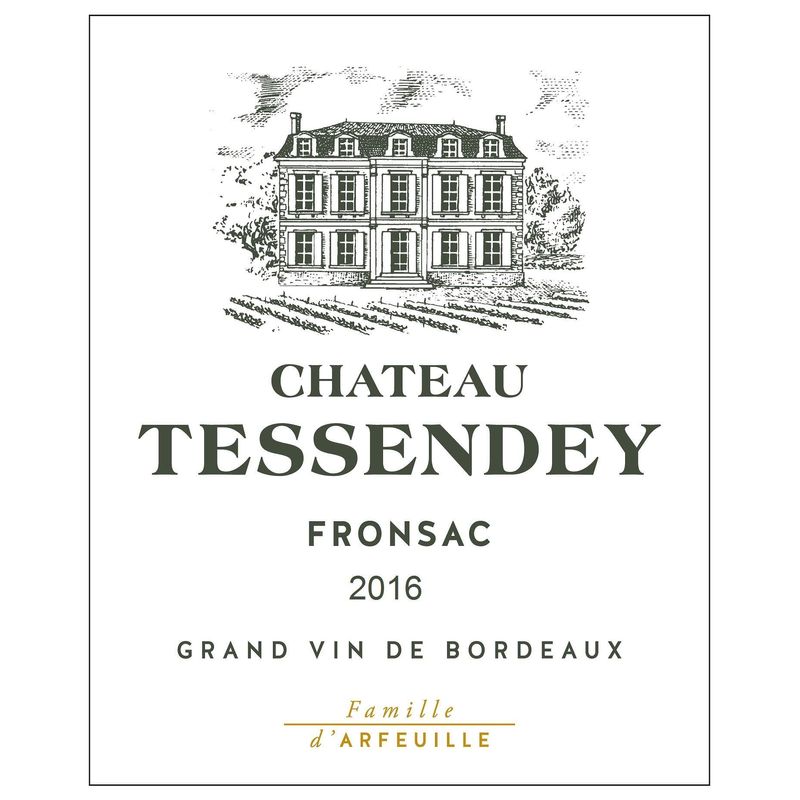 2018 Chateau Tessendey, Fronsac 1x300cl