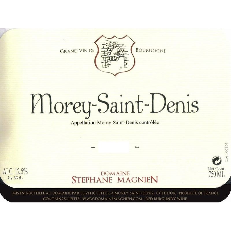 2020 Stephane Magnien, Morey-Saint-Denis, Rouge 6x75cl