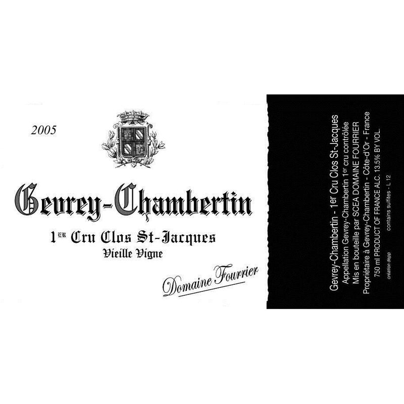 2005 Domaine Fourrier, Gevrey-Chambertin Premier Cru, Clos Saint-Jacques Vieille Vigne 12x75cl