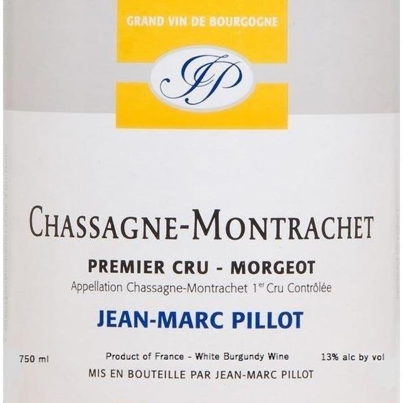 2022 Jean-Marc Pillot, Chassagne-Montrachet Premier Cru, Morgeot Blanc 6x75cl