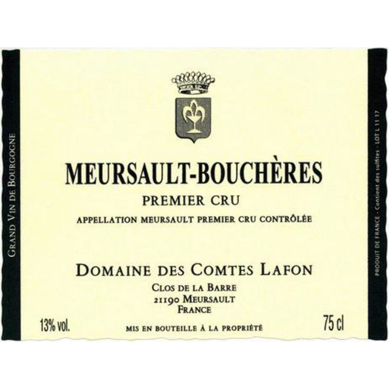 2022 Domaine des Comtes Lafon, Meursault Premier Cru, Les Boucheres 6x75cl