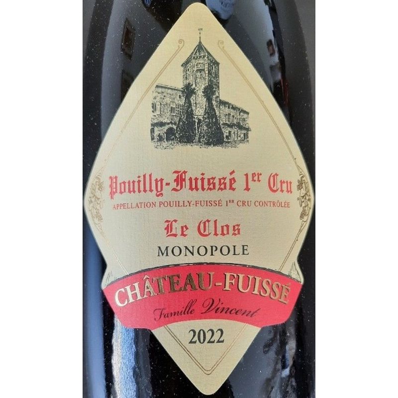 2022 Chateau Fuisse, Pouilly-Fuisse Premier Cru, Le Clos 12x75cl