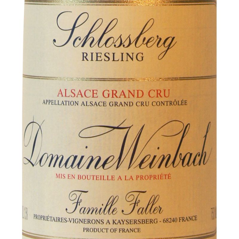 2021 Domaine Weinbach, Riesling Grand Cru, Schlossberg 12x75cl