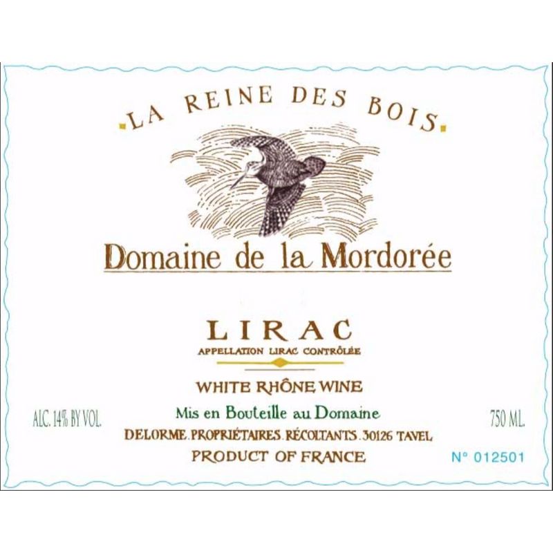 2021 Domaine de la Mordoree, Lirac, La Reine des Bois Blanc 12x75cl