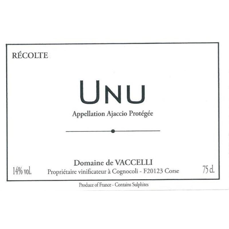 2024 Domaine de Vaccelli, Unu Rouge, Ajaccio 6x75cl