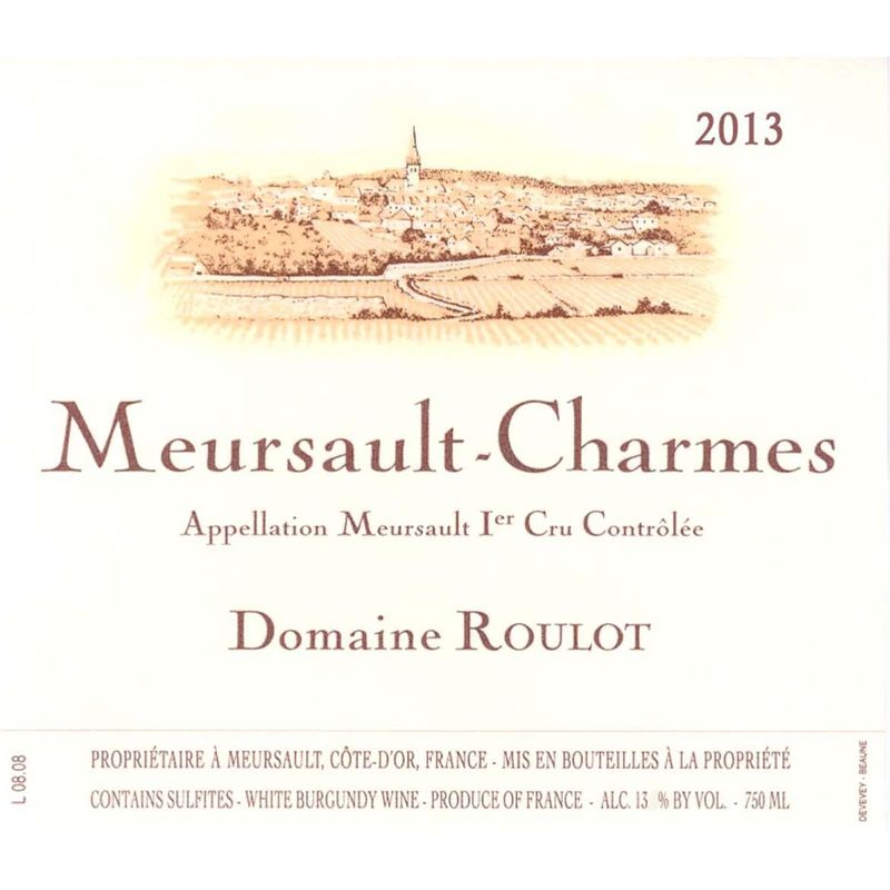 2013 Domaine Roulot, Meursault Premier Cru, Charmes 3x75cl