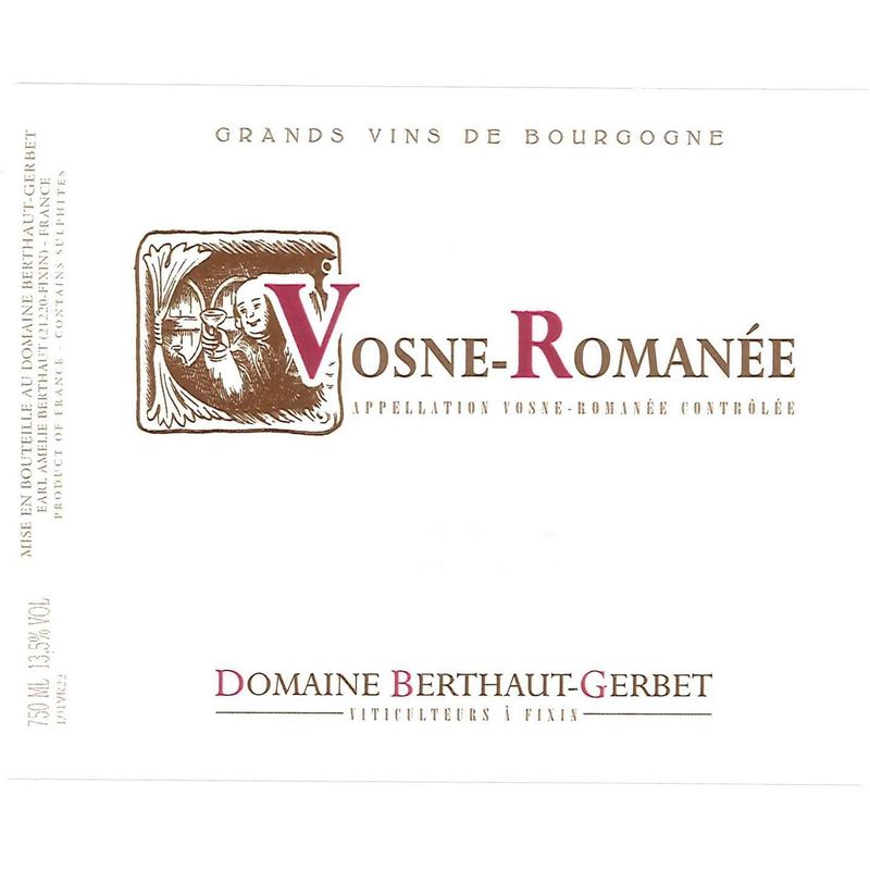 2023 Domaine Berthaut-Gerbet, Vosne-Romanee 12x75cl